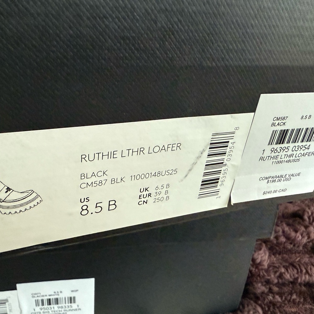 Coach Ruthie Black Leather Loafers - Picture 3 of 3